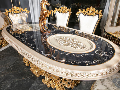 Tac Mahal MyL Traditional 6 Person Dining Room Set