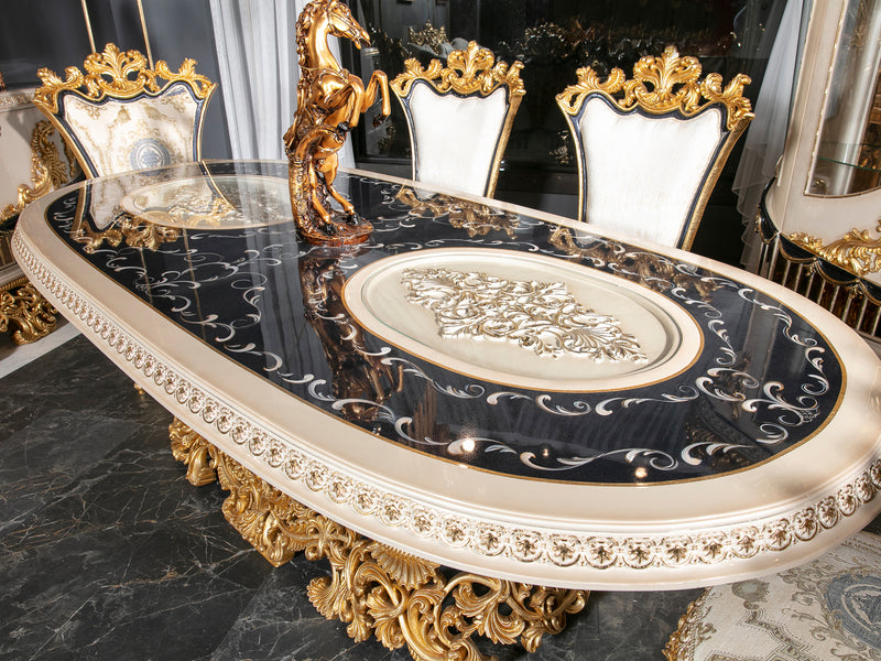 Tac Mahal MyL Traditional 6 Person Dining Room Set