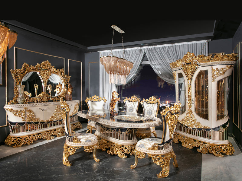 Tac Mahal MyL Traditional 6 Person Dining Room Set