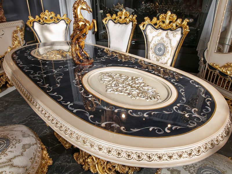 Tac Mahal MyL Traditional 6 Person Dining Room Set