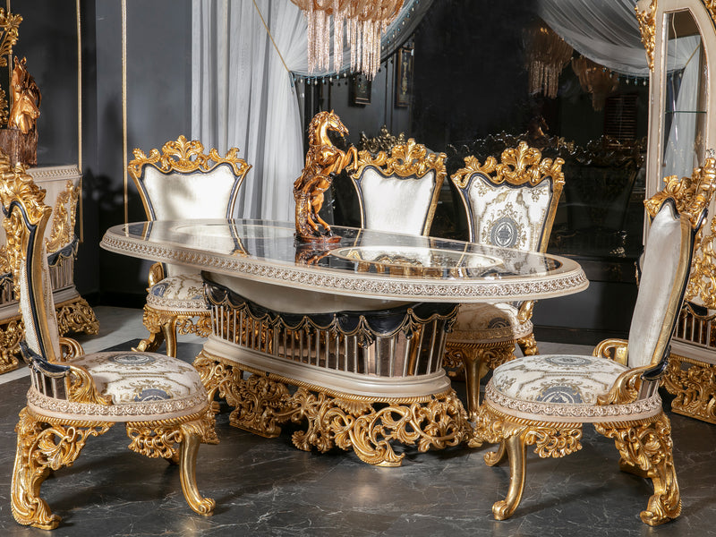 Tac Mahal MyL Traditional 6 Person Dining Room Set