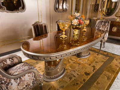 Rolex MyL Traditional 6 Person Dining Room Set