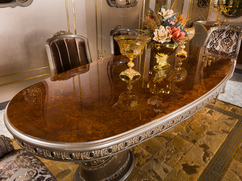 Rolex MyL Traditional 6 Person Dining Room Set