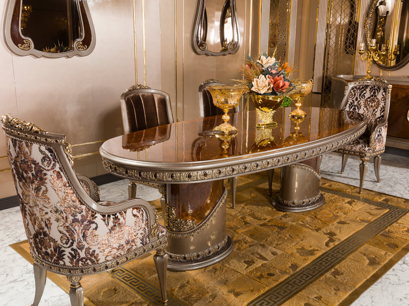 Rolex MyL Traditional 6 Person Dining Room Set