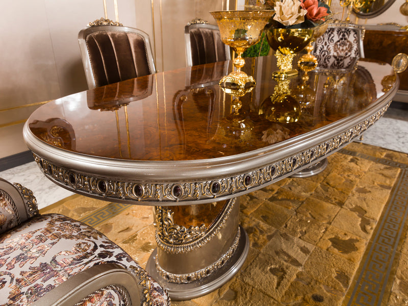 Rolex MyL Traditional 6 Person Dining Room Set