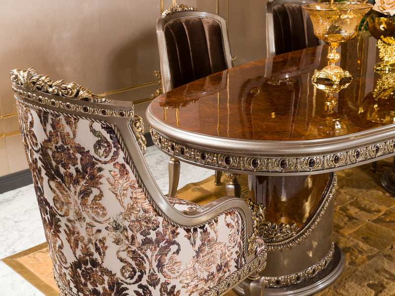 Rolex MyL Traditional 6 Person Dining Room Set