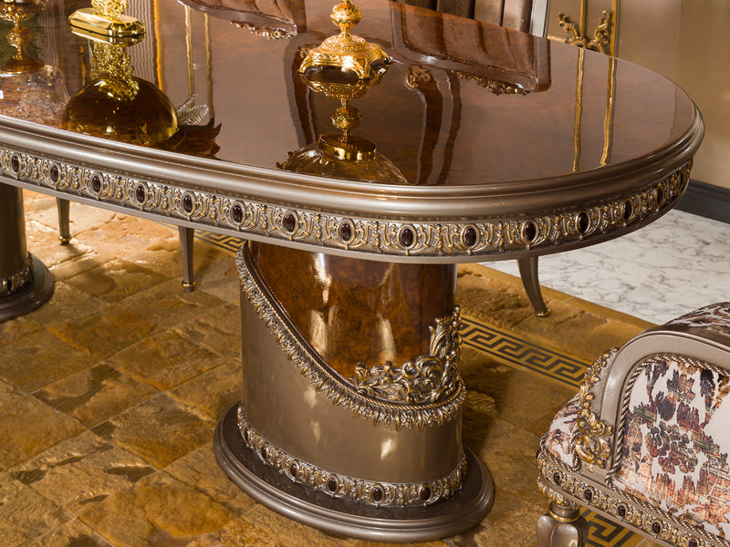 Rolex MyL Traditional 6 Person Dining Room Set