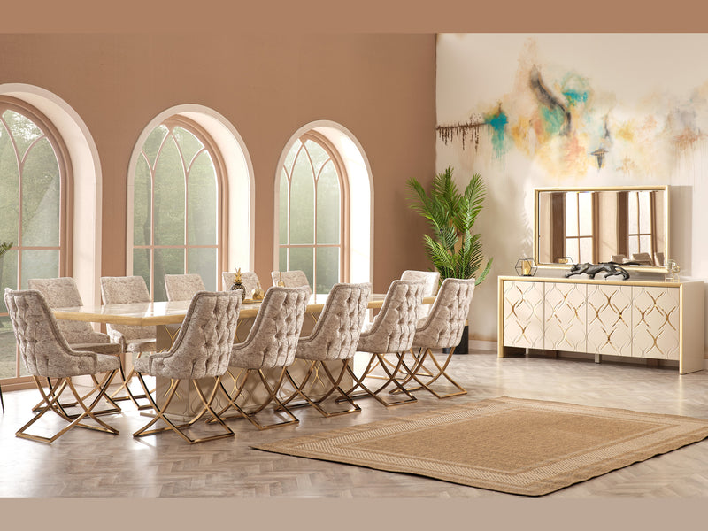 Napoli 12 Person Dining Room Set