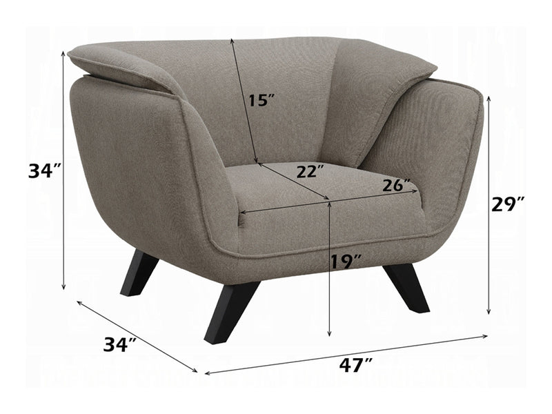 Nayeli 47" Wide Armchair