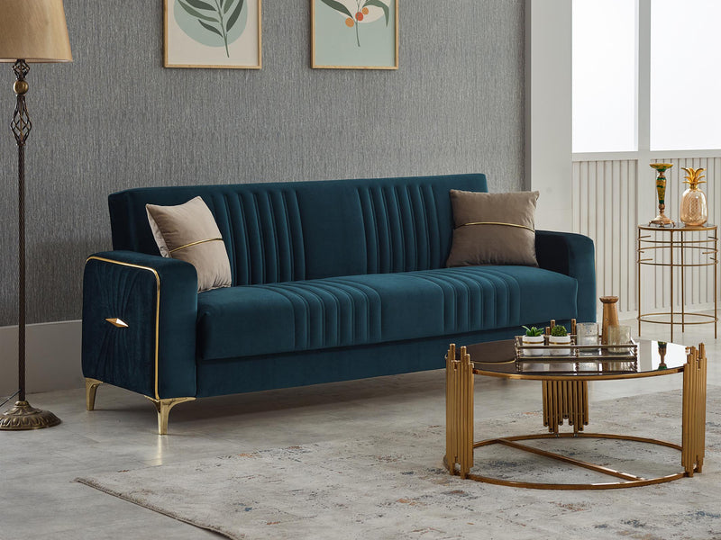 Nelson 91" Wide Convertible Sofa
