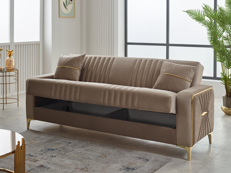 Nelson 91" Wide Convertible Sofa