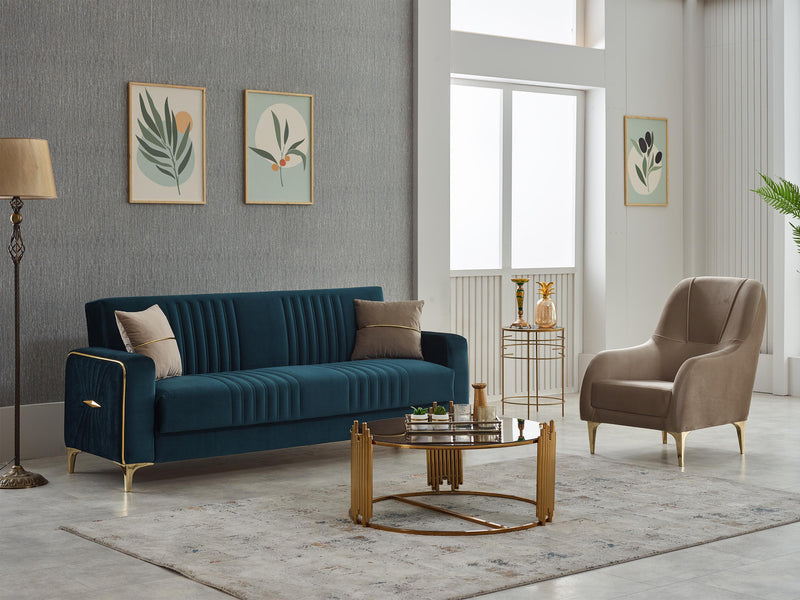 Nelson 91" Wide Convertible Sofa