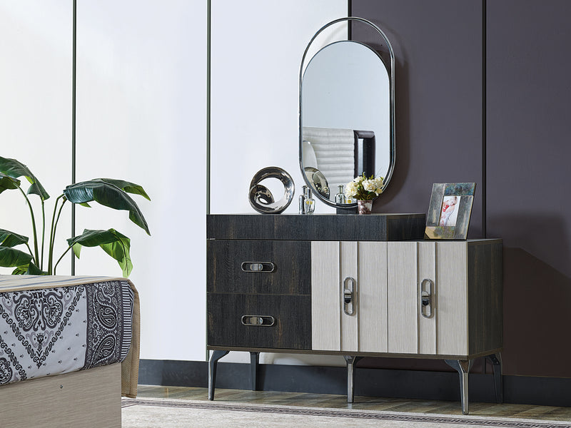 Nero 50" Wide Dresser With Mirror