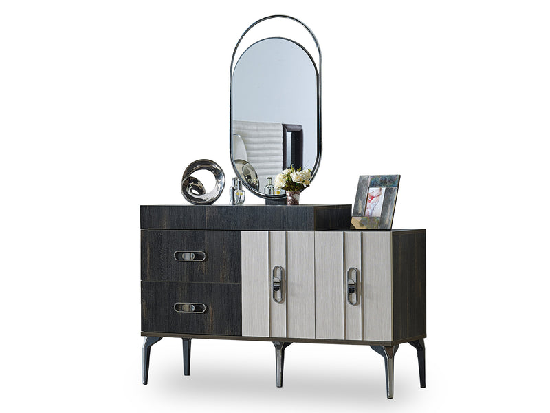 Nero 50" Wide Dresser With Mirror