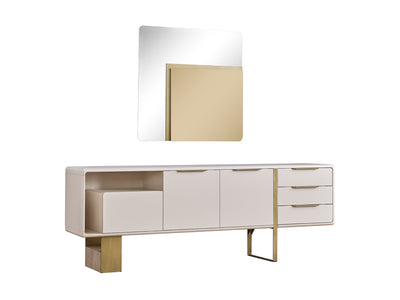 Ritan 90.5" Wide Buffet With Mirror