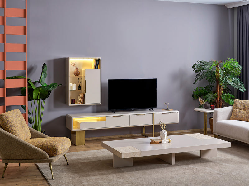 Ritan 90.5" Wide TV Stand