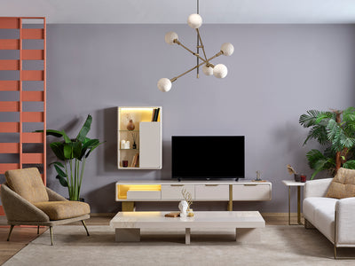 Ritan 90.5" Wide TV Stand