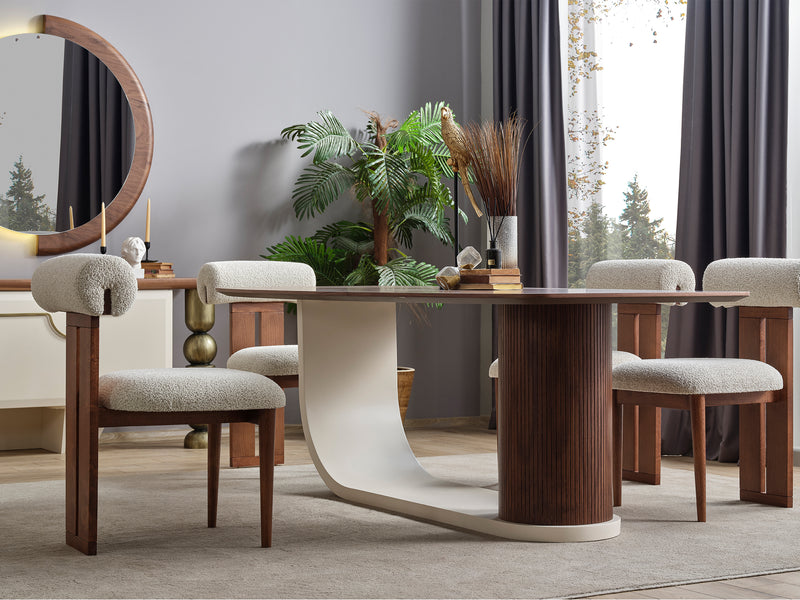 Lucie 6 Person Dining Room Set