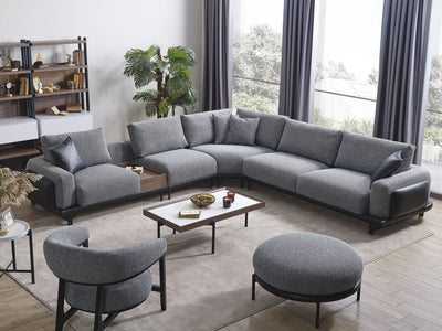 Domino 137" Wide Modular Sectional