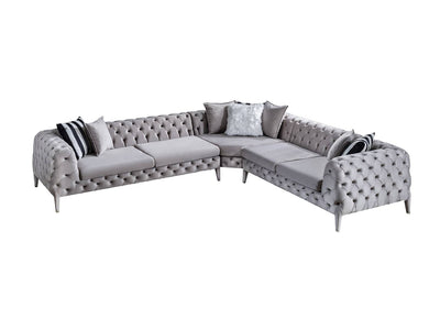 Scala 127" Wide Tufted Sectional