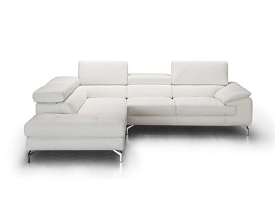 Nila 107" / 87" Wide Leather Sectional