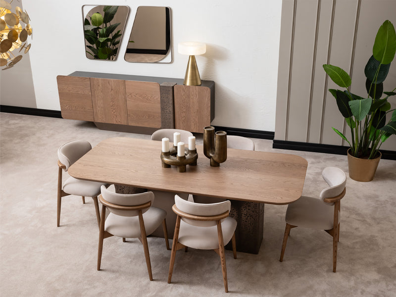 Noho Mon 6 Person Dining Room Set