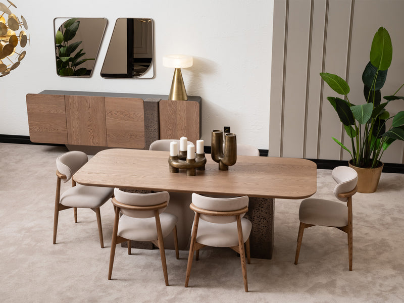 Noho Mon 6 Person Dining Room Set