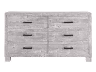 Nolan 59.2" Wide 6 Drawer Dresser With Mirror