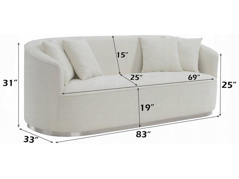 Odette 83" Wide Sofa