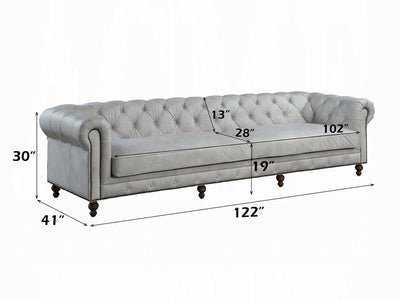 Ofer 122" Wide 5 Seater Tufted Sofa