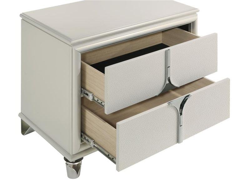 Olivia 27.2" Tall 2 Drawer Nightstand