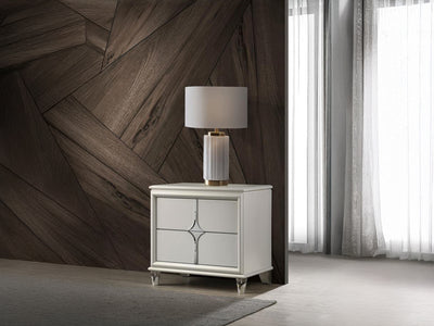 Olivia 27.2" Tall 2 Drawer Nightstand