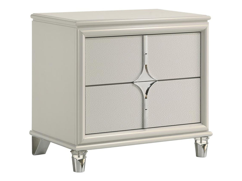Olivia 27.2" Tall 2 Drawer Nightstand