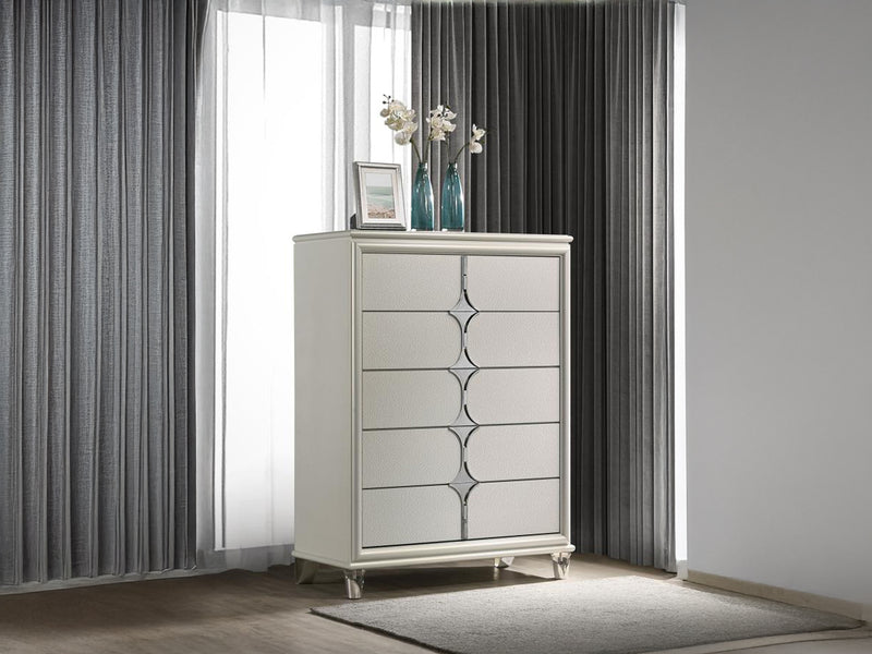 Olivia 37.5" Wide 5 Drawer Chest