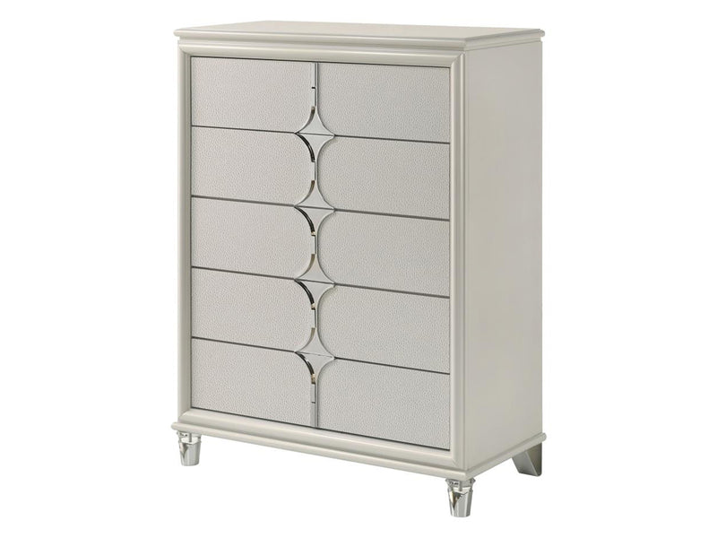 Olivia 37.5" Wide 5 Drawer Chest