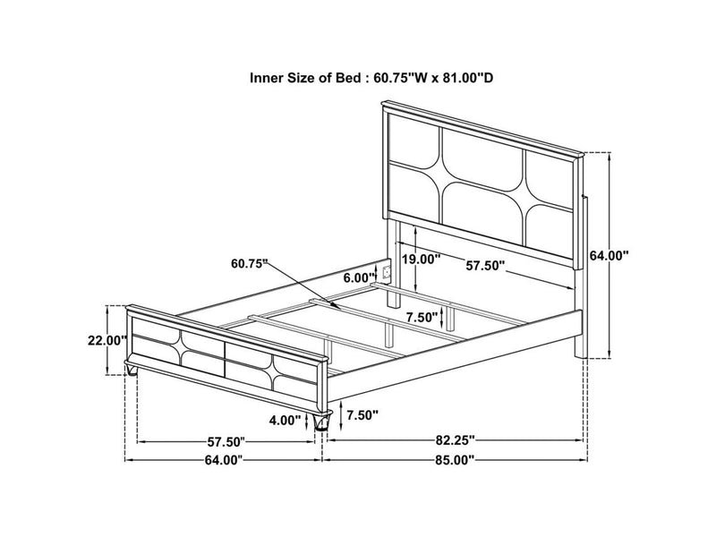 Olivia Platform Bed