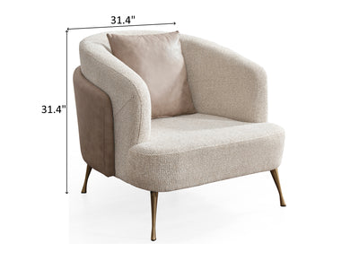 Olivia Sark 31.4" Wide Armchair