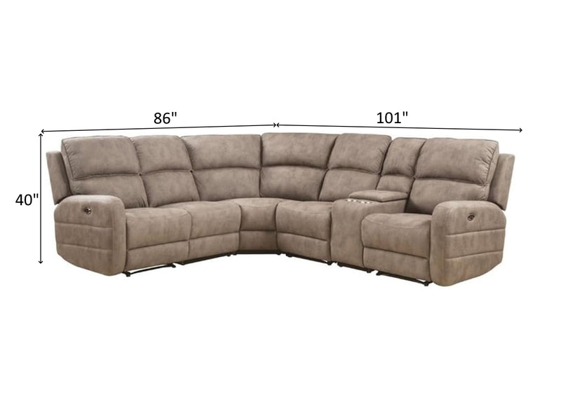 Olwen 101" / 86" Wide Recliner Sectional