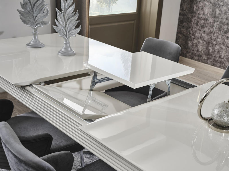Elen 6 Person Extendable Dining Room Set