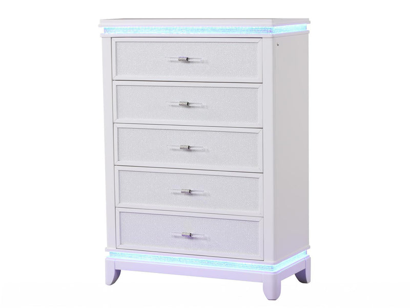 Opium 36" Wide 5 Drawer Chest