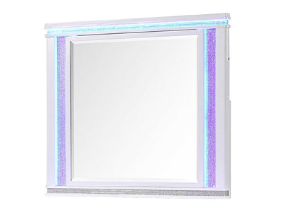 Opium 64" Wide 9 Drawer Dresser With Mirror