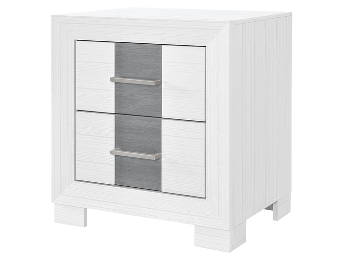 Optimus 24.3" Tall 2 Drawer Nightstand