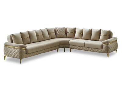 Orlando 127" / 112" Wide Convertible Sectional