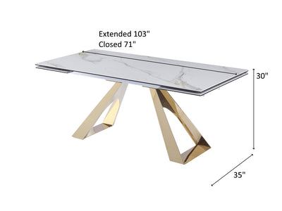 Orleans 103" / 71" Wide Dining Table