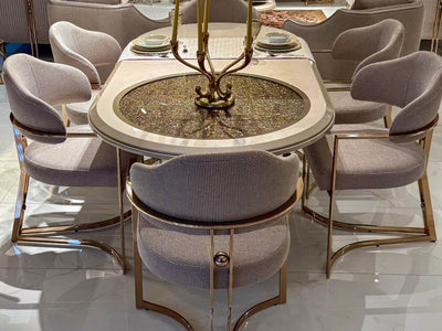 Oscar Favori 6 Person Dining Room Set