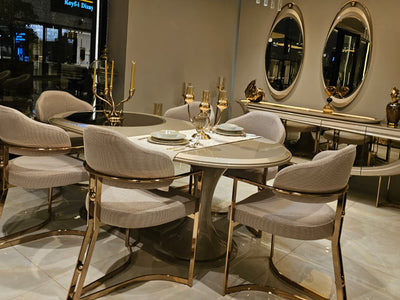 Oscar Favori 6 Person Dining Room Set