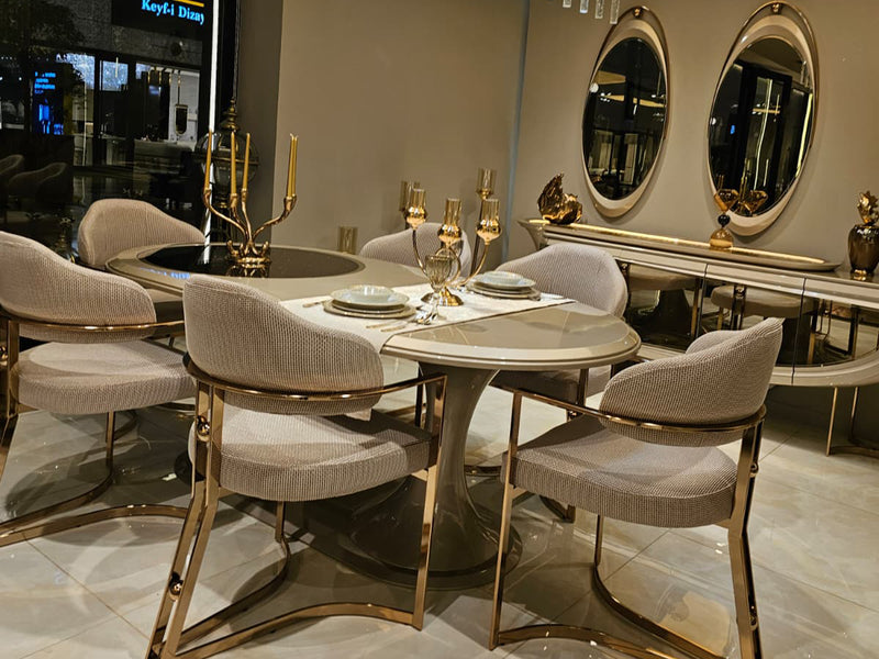 Oscar Favori 6 Person Dining Room Set