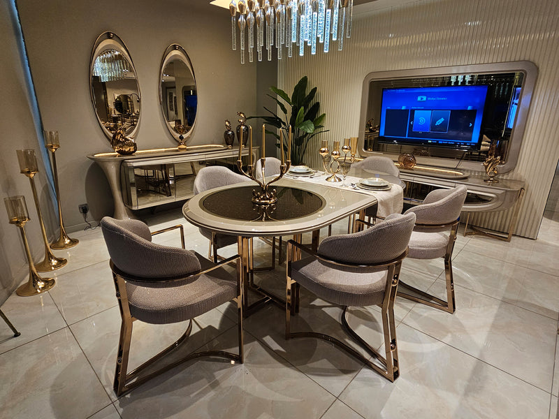 Oscar Favori 6 Person Dining Room Set