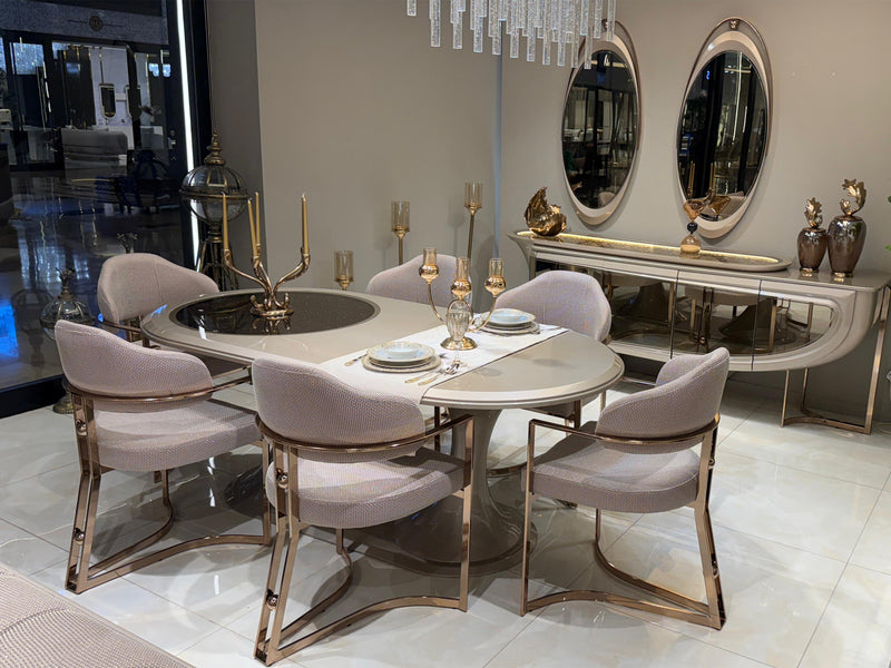 Oscar Favori 6 Person Dining Room Set