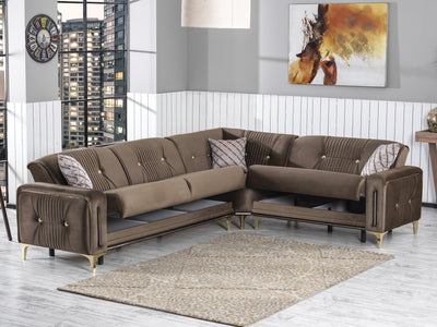 Angelo 118" Wide Convertible Sectional